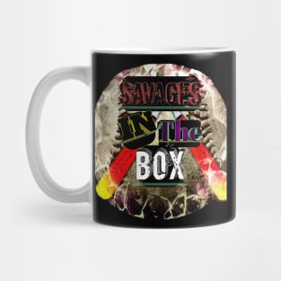 fucking savages in the box t shirt, savages in the box t shirt, Yankees savages shirt Mug